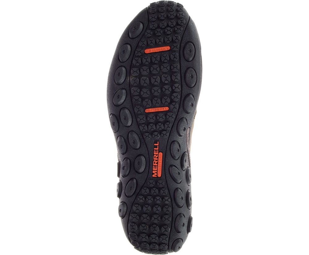 Merrell Slip Ons Męskie Brązowe - Jungle Moc Skórzane Comp Toe Sd - 672031-CWP